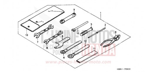 OUTILS CA125W de 1998